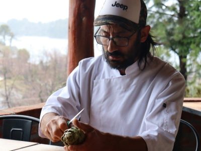 Pehuenia: trucha y bosque en la cocina de Matías Tesoriero