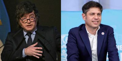 Encuesta mide rechazo a Milei y Kicillof rumbo a 2027