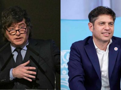 Encuesta mide rechazo a Milei y Kicillof rumbo a 2027