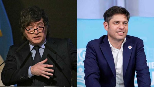 Encuesta mide rechazo a Milei y Kicillof rumbo a 2027